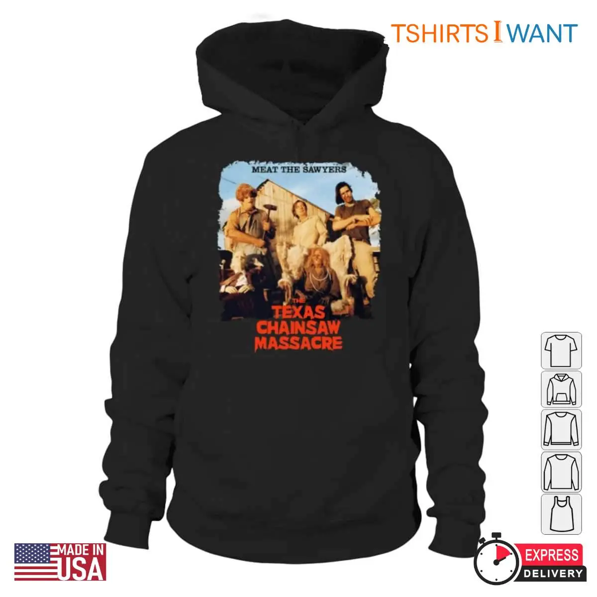 Meet the Sawyers Texas Chainsaw Massacre T Shirt Classic Horror Movie Graphic Tee 4 1.jpg