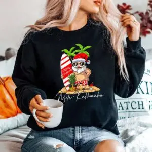 Mele Kalikimaka Shirt - Hawaii Christmas Surfing Santa Xmas Summer Tee 9 Mele Kalikimaka Hawaii Christmas Surf Shirt 5 1.jpg