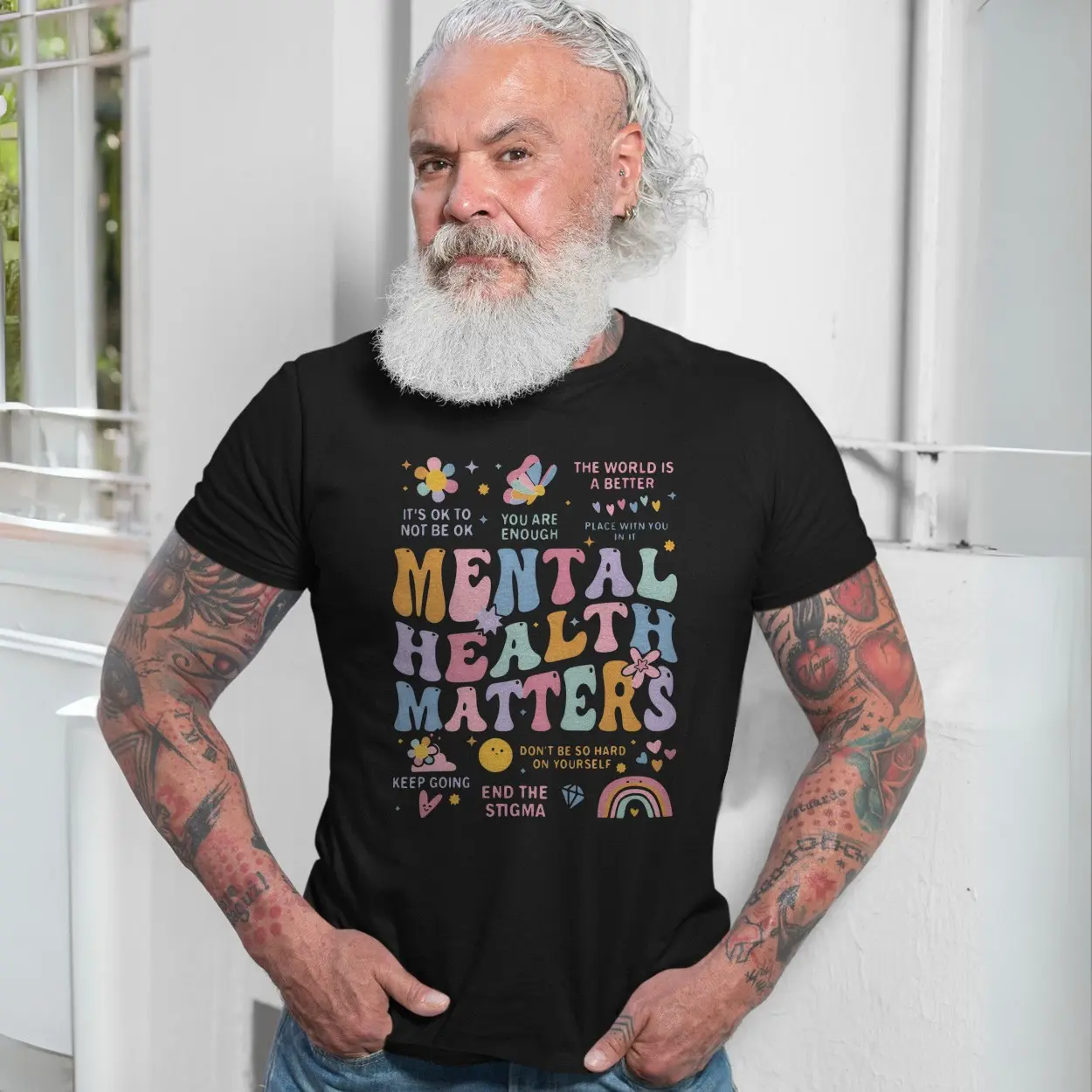Mental Health Matters Positive Affirmation Rainbow T Shirt 7 1.jpg