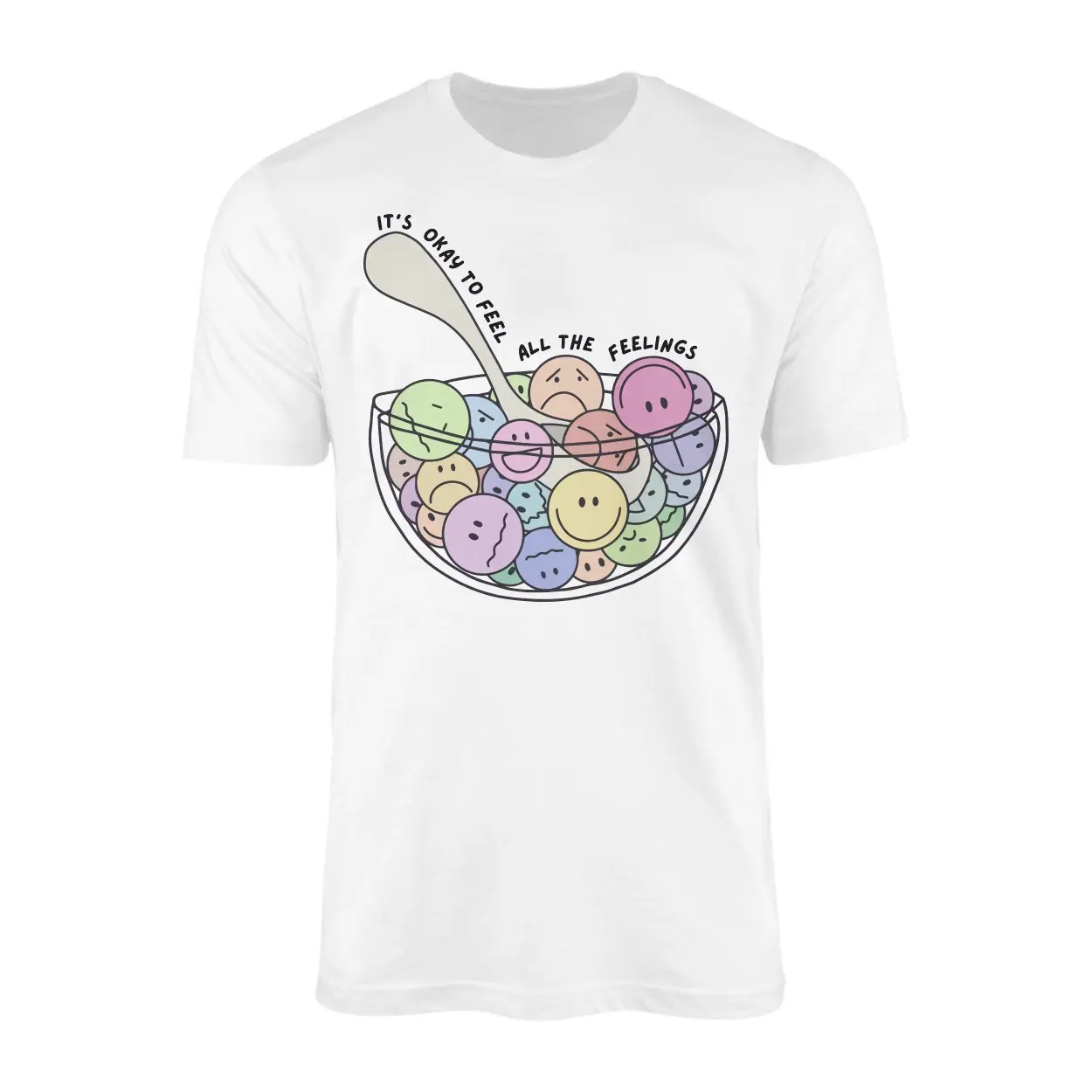 Mental Health Matters T Shirt Its Okay to Feel All The Feelings 1 1.jpg