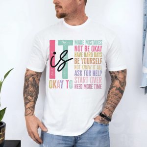 Mental Health T shirt E28093 Its Okay to Not Be Okay Motivational Tee 4.jpg