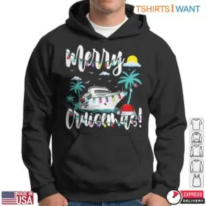 Merry Christmas Cruise T-Shirt - Tropical Ship with Lights and Santa Hat 9 Merry Christmas Cruise T Shirt Tropical Ship with Lights and Santa Hat 4 1.jpg