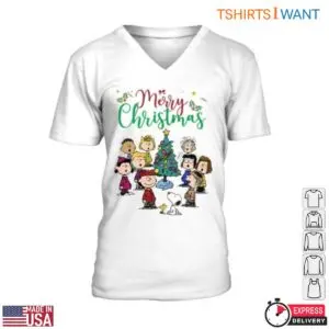 Merry Christmas Peanuts T-Shirt - Festive Holiday Design with Characters 7 Merry Christmas Peanuts T Shirt Festive Design 2 1.jpg