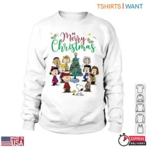 Merry Christmas Peanuts T-Shirt - Festive Holiday Design with Characters 8 Merry Christmas Peanuts T Shirt Festive Design 3 1.jpg