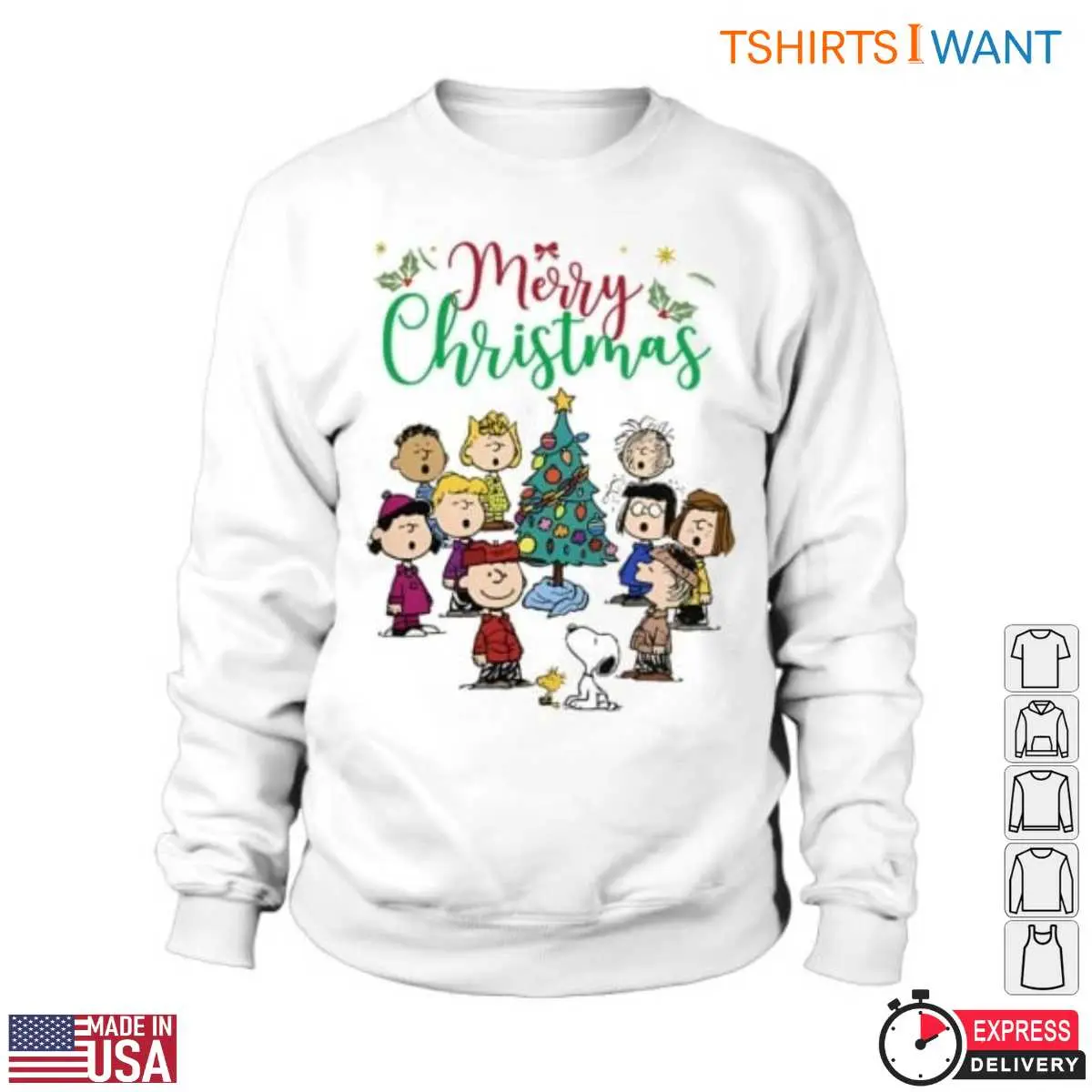 Merry Christmas Peanuts T Shirt Festive Design 3 1.jpg