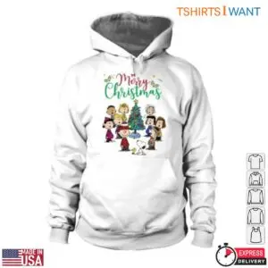Merry Christmas Peanuts T-Shirt - Festive Holiday Design with Characters 9 Merry Christmas Peanuts T Shirt Festive Design 4 1.jpg