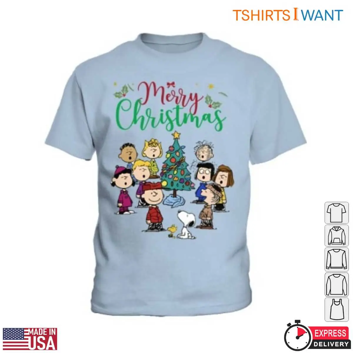 Merry Christmas Peanuts T Shirt Festive Design 6 1.jpg