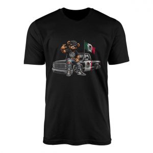 Mexican Gangster Bear Lowrider Truck T Shirt 1 1.jpg