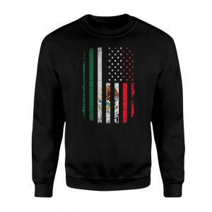 Mexican Roots American Grown T Shirt USA Mexico Flag Pride Tee 3 1.jpg