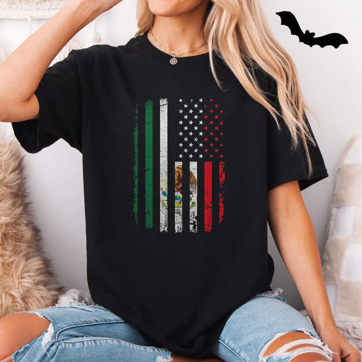 Mexican Roots American Grown T-Shirt USA Mexico Flag Pride Tee 5 Mexican Roots American Grown T Shirt USA Mexico Flag Pride Tee 5 1.jpg