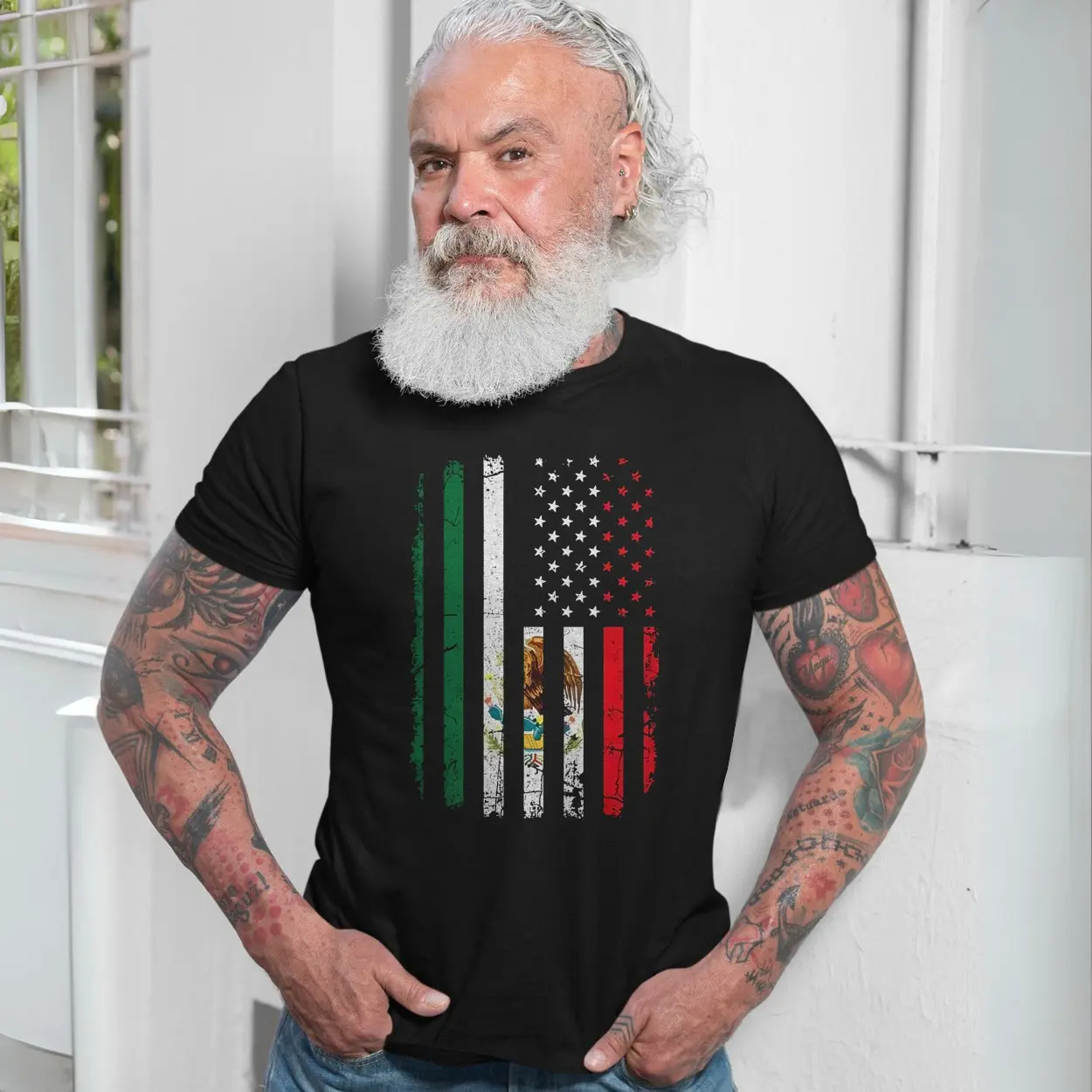Mexican Roots American Grown T-Shirt USA Mexico Flag Pride Tee 7 Mexican Roots American Grown T Shirt USA Mexico Flag Pride Tee 7 1.jpg