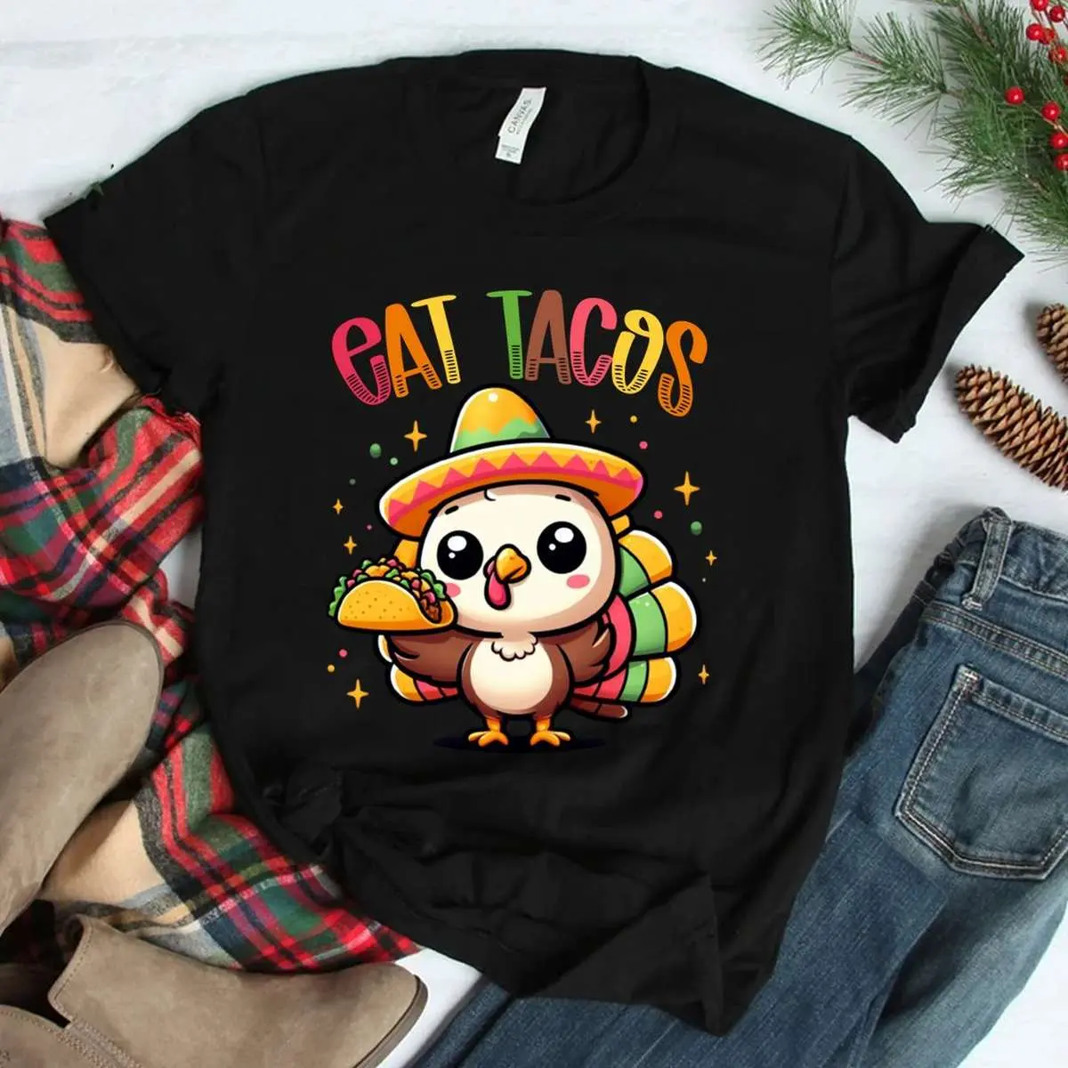 Mexican Turkey Eats Tacos Thanksgiving Shirt 3 1.jpg