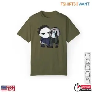 Michael Myers And Jason Cartoon Horror T-Shirt 10 Michael Myers And Jason Cartoon Horror T Shirt 3 1.jpg
