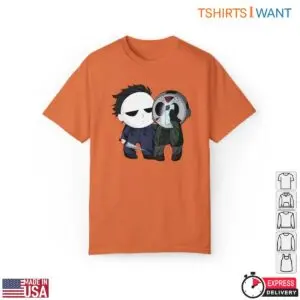 Michael Myers And Jason Cartoon Horror T-Shirt 12 Michael Myers And Jason Cartoon Horror T Shirt 5 1.jpg