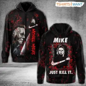 Michael Myers Hoodie - Just Kill It Trolling Nike Slogan, Spooky Season Halloween 3D Printed Apparel 5 Michael Myers Hoodie Just Kill It Nike Parody Apparel 2 1.jpg
