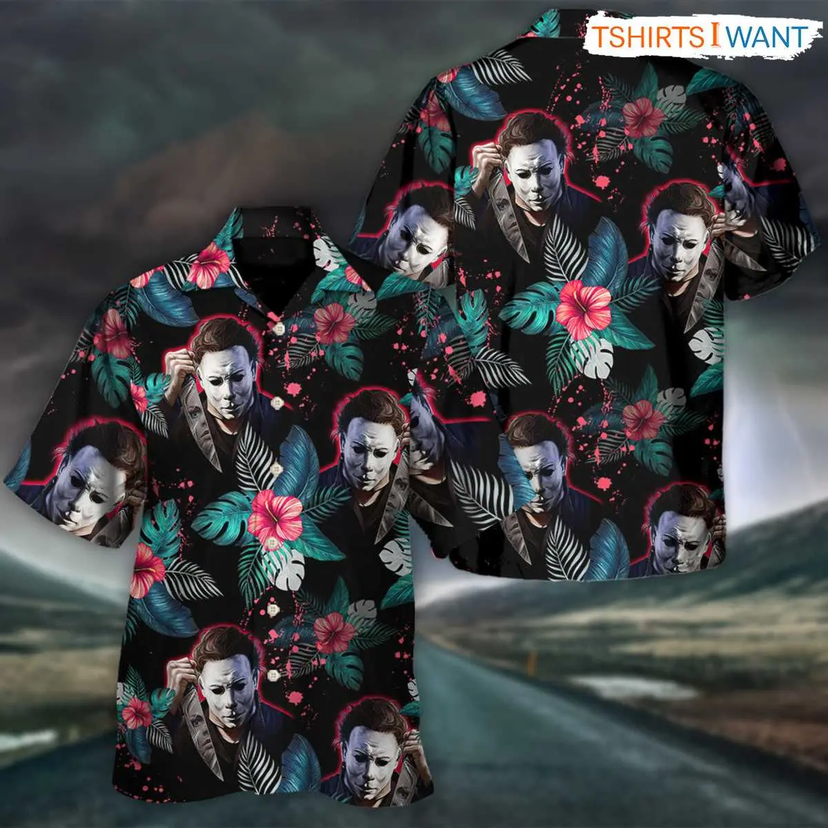 Michael Myers Shirts - Halloween Tropical Style Hawaiian Shirt 2 Michael Myers Shirts Halloween Tropical Style 2 1.jpg
