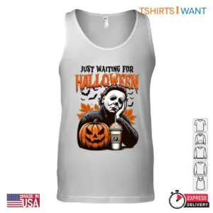 Michael Myers Waiting for Halloween - Pumpkin Spice Design Shirt 7 Michael Myers Waiting for Halloween Pumpkin Spice Tee 3 1.jpg