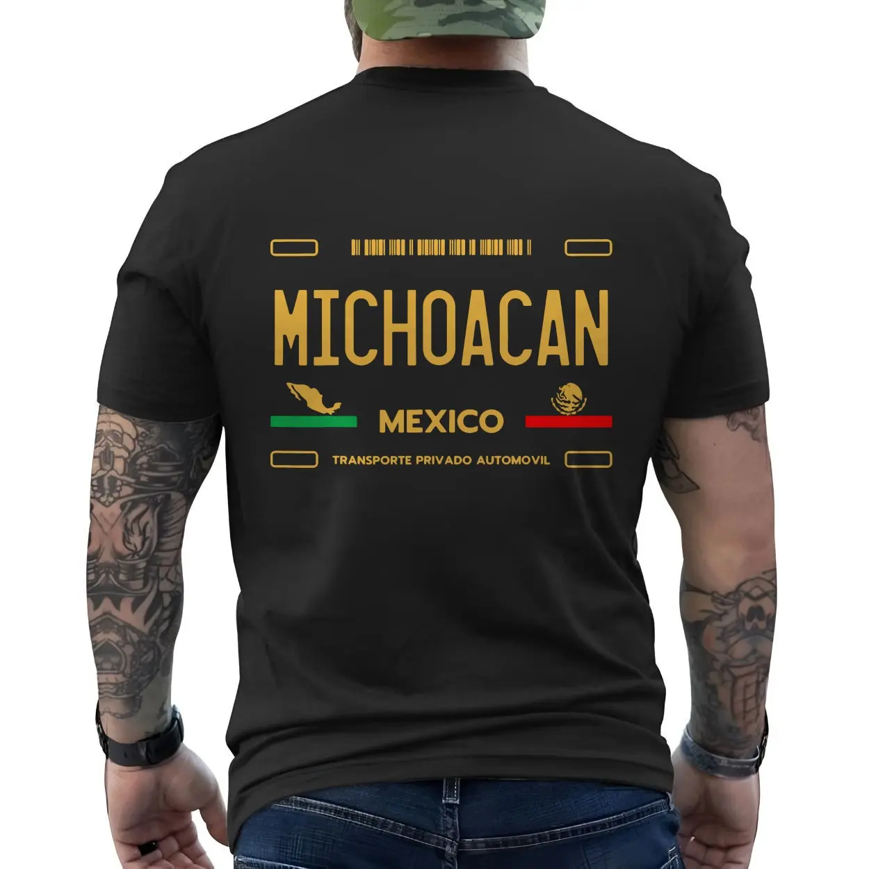 Michoacan Mexico T-shirt – Vintage License Plate Design Tee 6 Michoacan Mexico T shirt E28093 Vintage License Plate Design Tee 6.jpg