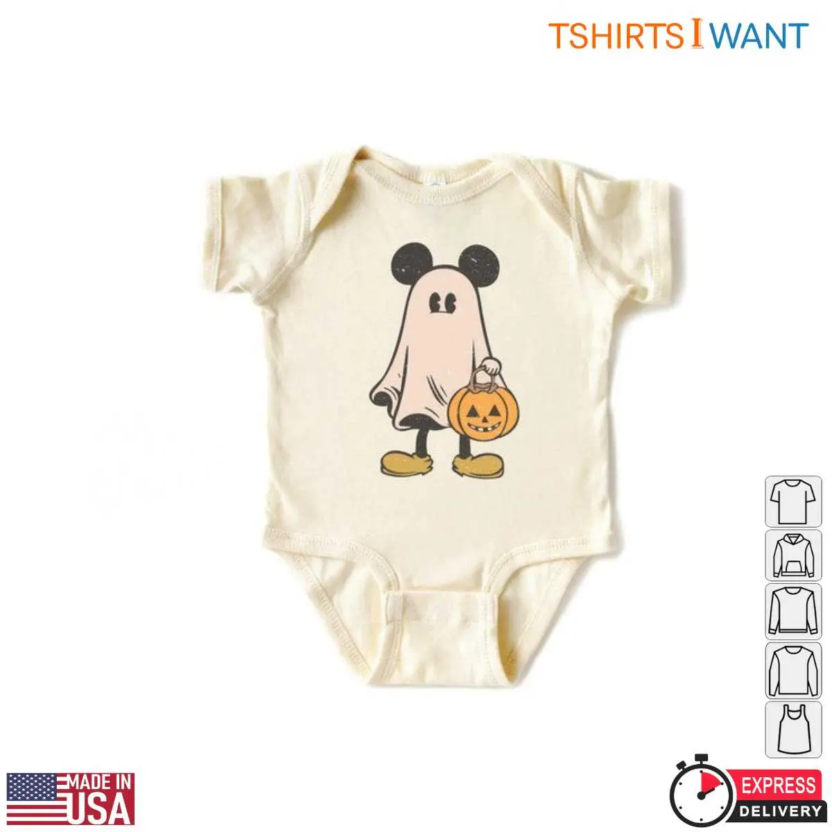 Mickey Mouse Costume Kid Ghost Halloween T Shirt 1 1.jpg