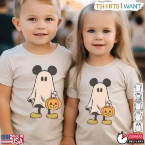 Mickey Mouse Costume Kid Ghost Halloween T-Shirt 4 Mickey Mouse Costume Kid Ghost Halloween T Shirt 2 1.jpg