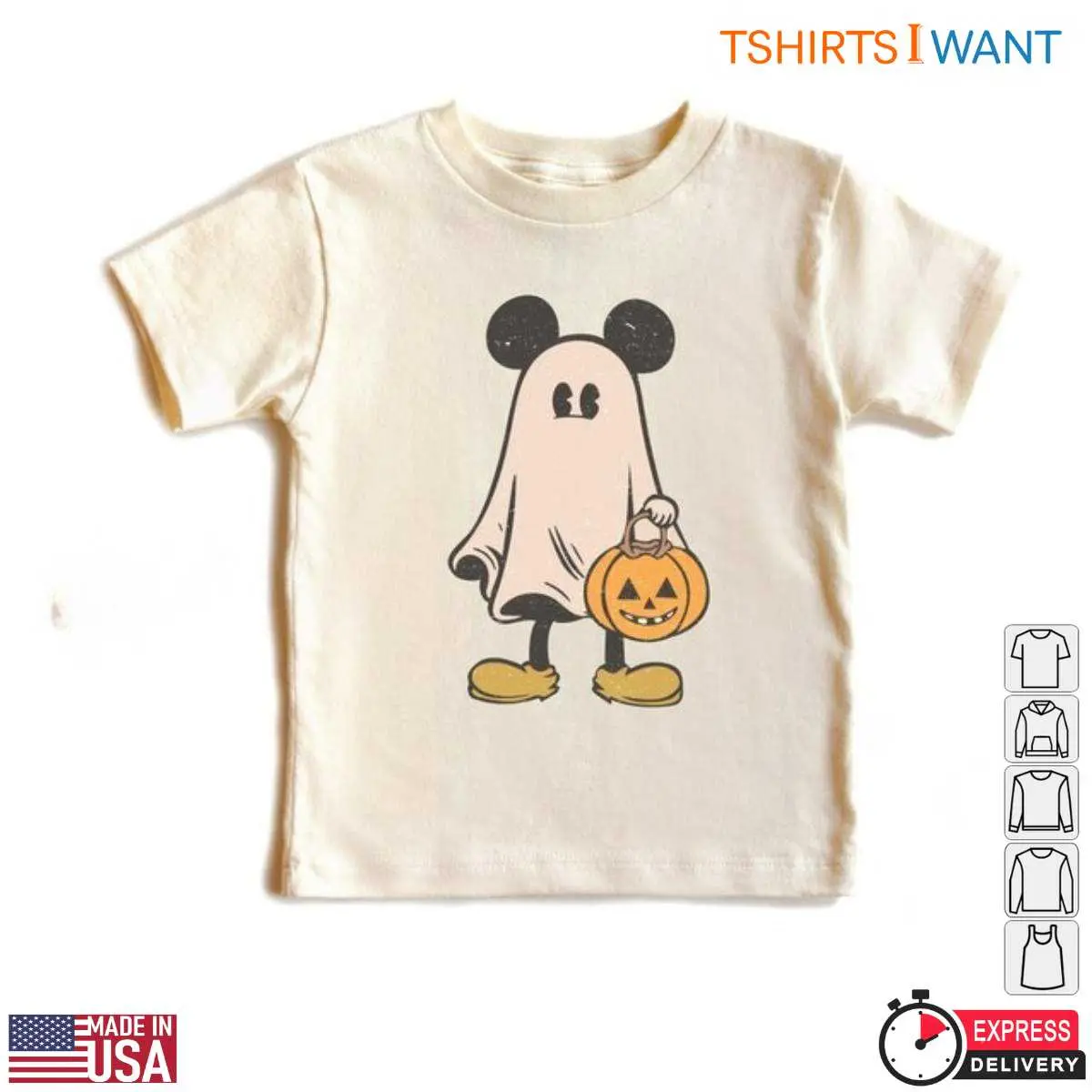 Mickey Mouse Costume Kid Ghost Halloween T Shirt 3 1.jpg