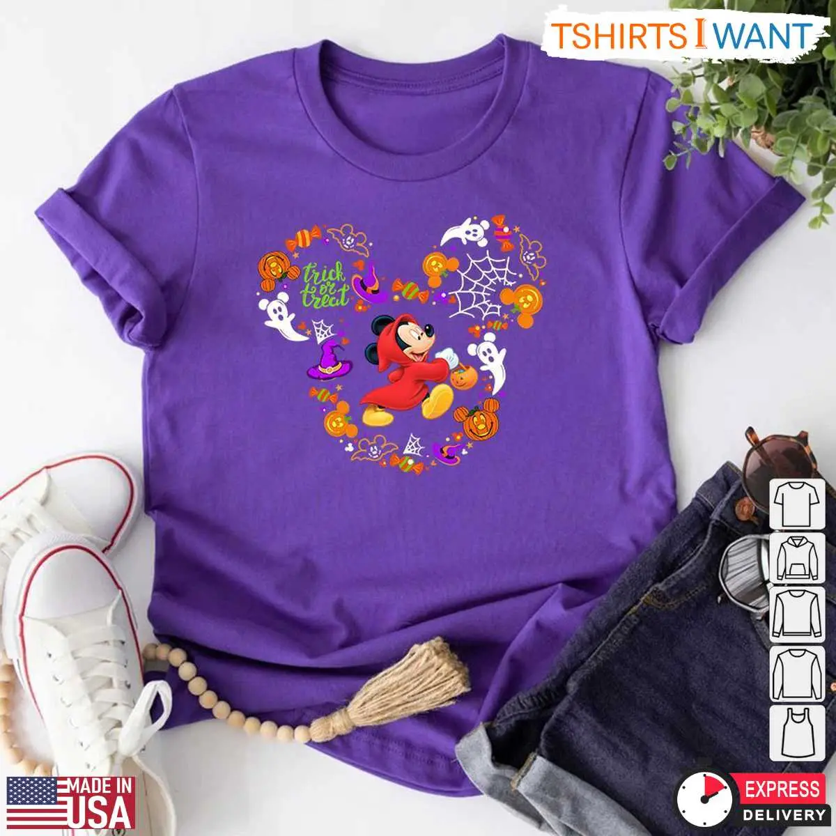 Mickey Mouse Trick or Treat Halloween T-Shirt – Disney Pumpkin and Ghost Graphic Tee 4 Mickey Mouse Trick or Treat Halloween T Shirt Disney Pumpkin and Ghost Graphic Tee 4 1.jpg