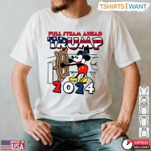 Mickey Trump Full Steam Ahead 2024 T-Shirt – Funny Political Cartoon Parody Tee 7 Mickey Trump T Shirt 2024 Full Steam Ahead Cartoon 2 1.jpg