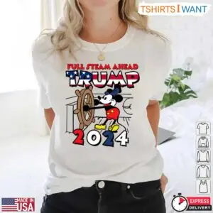 Mickey Trump Full Steam Ahead 2024 T-Shirt – Funny Political Cartoon Parody Tee 8 Mickey Trump T Shirt 2024 Full Steam Ahead Cartoon 3 1.jpg