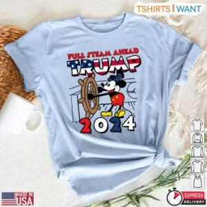 Mickey Trump Full Steam Ahead 2024 T-Shirt – Funny Political Cartoon Parody Tee 11 Mickey Trump T Shirt 2024 Full Steam Ahead Cartoon 6 1.jpg