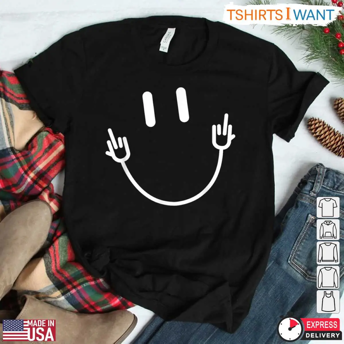 Middle Finger Power Socket Smile Funny Electrician Shirt 3 1.jpg