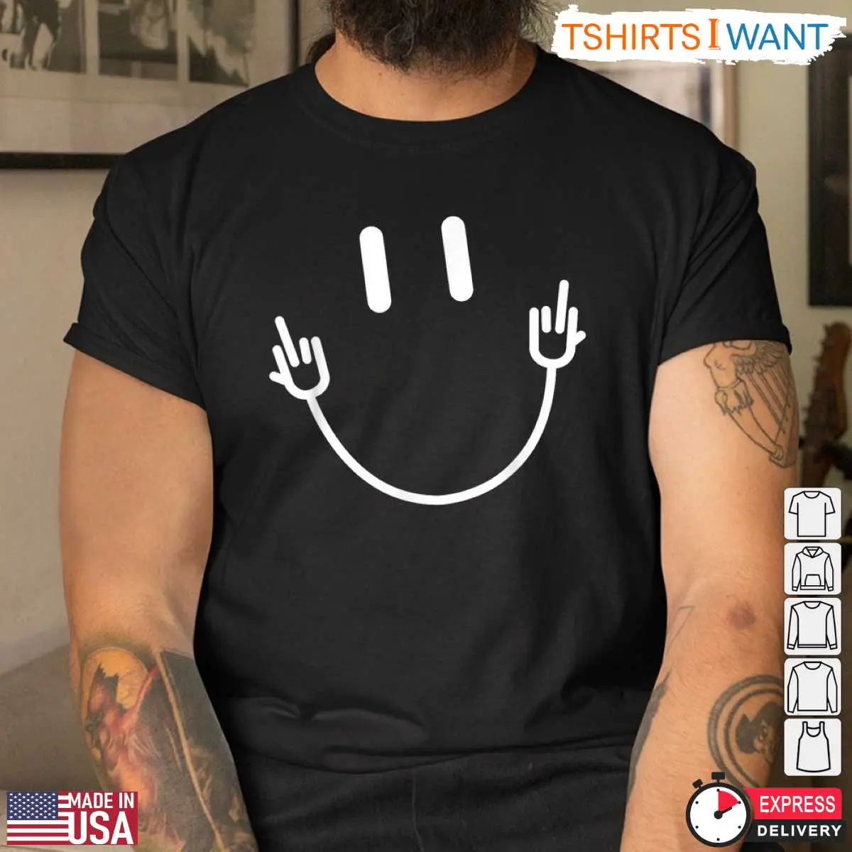 Middle Finger Power Socket Smile Funny Electrician Shirt 4 1.jpg