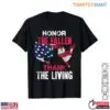 Military Support T-Shirts - 'Honor The Fallen, Thank The Living' with USA Flag Design 12 Military Support T Shirts Honor the Fallen Thank the Living 1 1.jpg