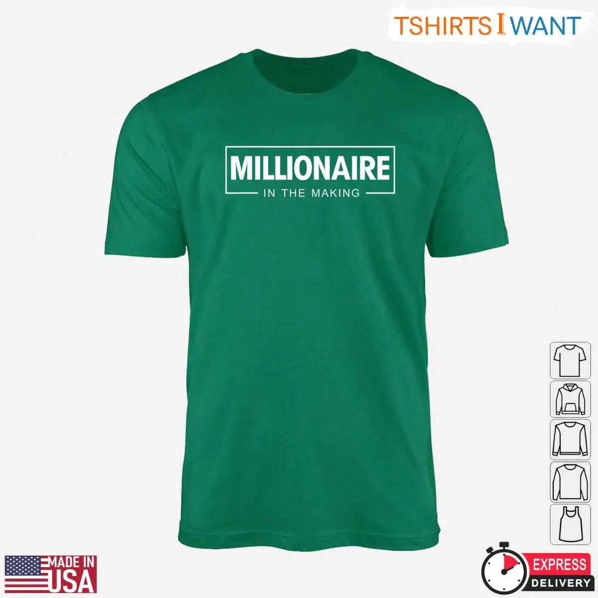 Millionaire In The Making Motivational Graphic T Shirt 6 1.jpg