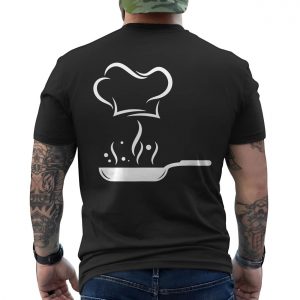 Minimalist Chef Hat and Frying Pan Cooking T Shirt 6 1.jpg