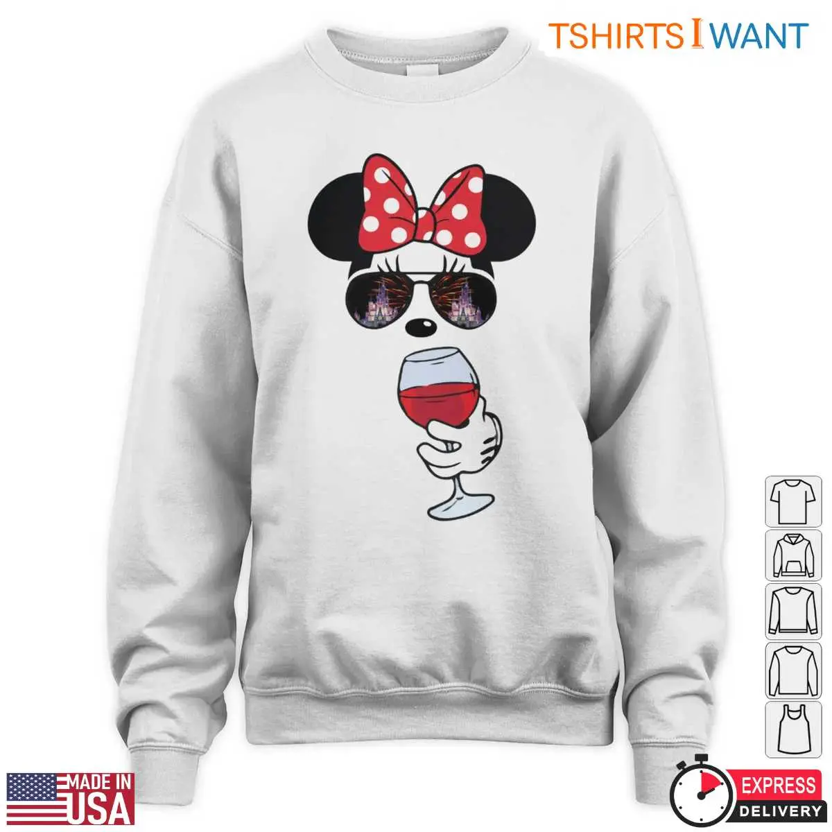 Minnie Wine Glass T-Shirt – Epcot Drinking Around the World Disney-Inspired Tee 13 Minnie Wine Glass T-Shirt – Epcot Drinking Around the World Disney-Inspired Tee