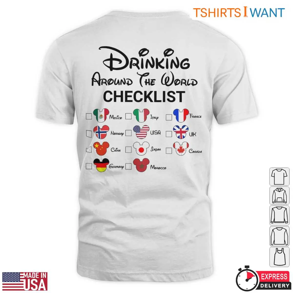 Minnie Wine Glass T Shirt E28093 Epcot Drinking Around the World Disney Inspired Tee 2.jpg