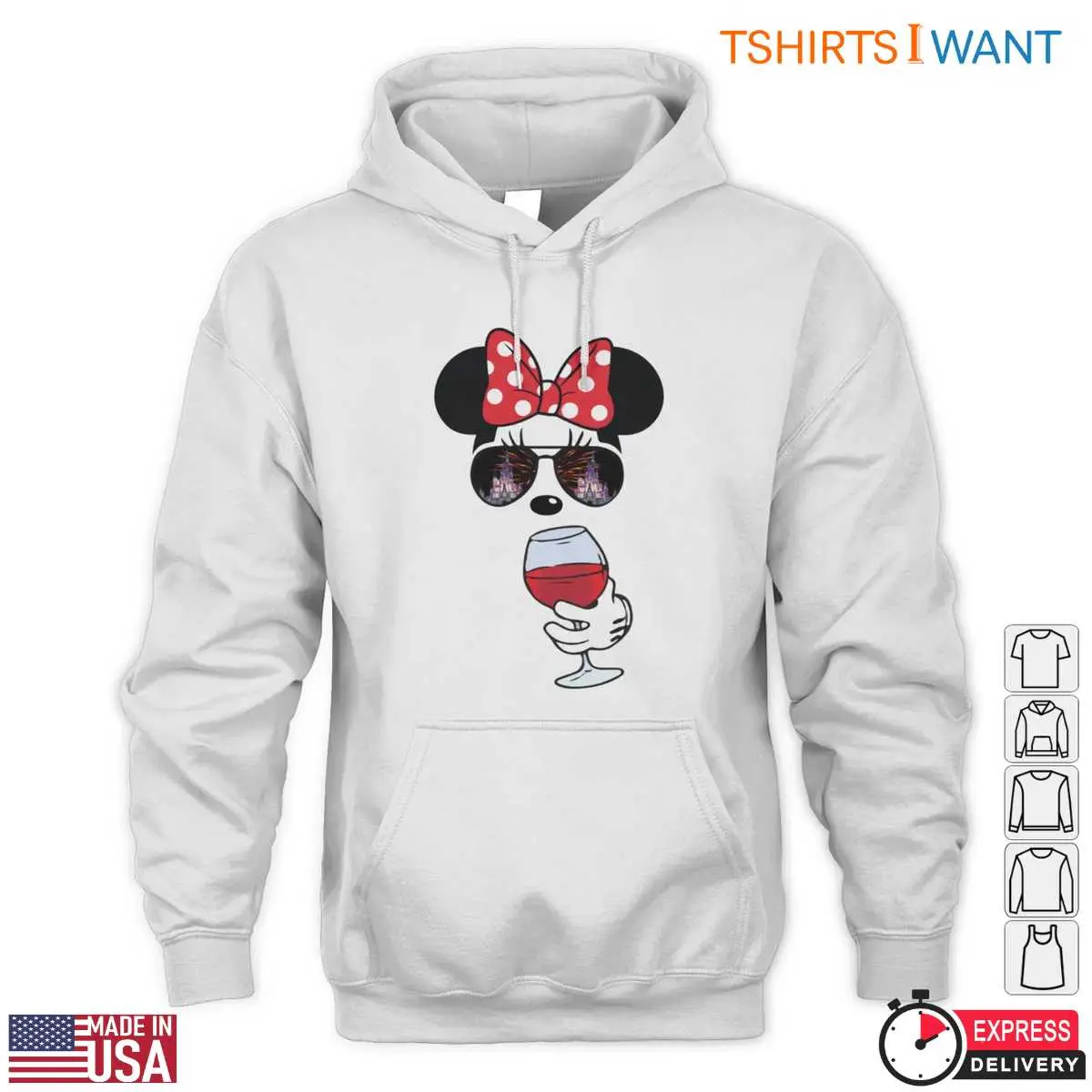Minnie Wine Glass T Shirt E28093 Epcot Drinking Around the World Disney Inspired Tee 5.jpg