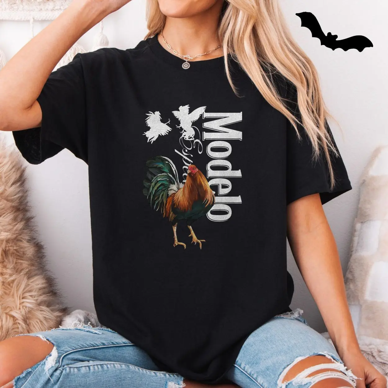 Modelo Especial Gallo Rooster Mexican T-Shirt 5 Modelo Especial Gallo Rooster Mexican T Shirt 5 1.jpg