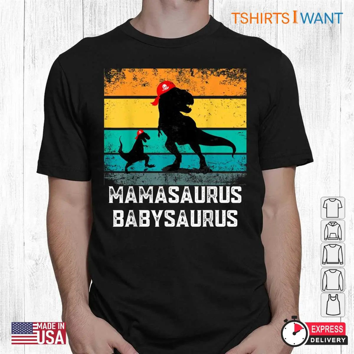 Mom And Son Halloween Shirts Mamasaurus Costume Tee 2 1.jpg