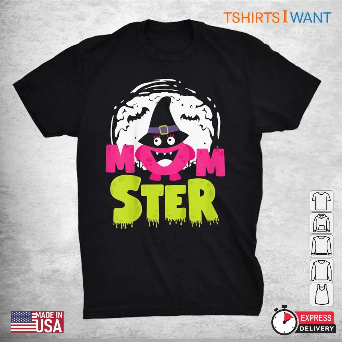 Mom To Be Halloween Shirts Momster Pregnancy Tee 1 1.jpg