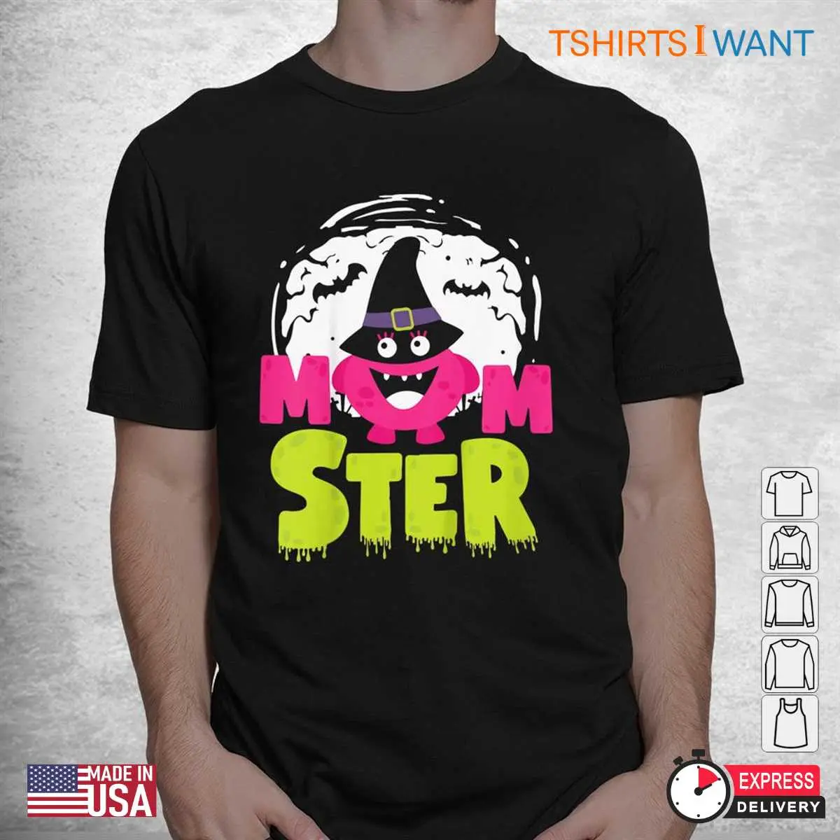 Mom To Be Halloween Shirts Momster Pregnancy Tee 2 1.jpg