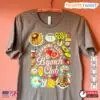 Morning Glory Brunch Club T-Shirt with Hand-Drawn Food Graphic – Perfect Weekend Brunch Outfit & Foodie Gift 11 Untitled design 1