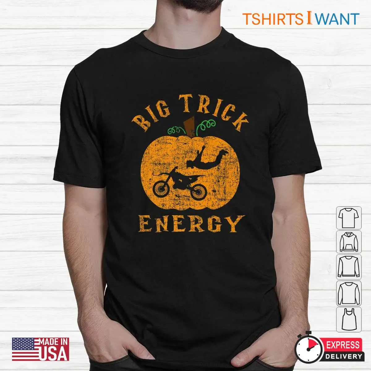 Motocross Halloween: Dirt Bike Motocross Pumpkin Jack O'Lantern Halloween Tee 2 Motocross Halloween Dirt Bike Pumpkin Tee 2 1.jpg