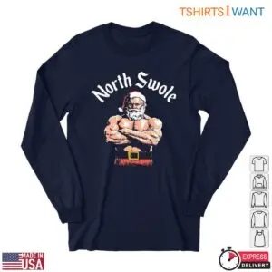Muscle Santa T-Shirt –'North Swole' Festive Christmas Apparel 7 Muscle Santa T Shirt Festive Christmas Apparel 3 1.jpg