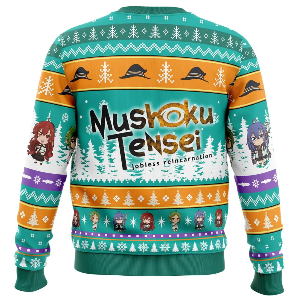 Mushoku Tensei Sweater: Jobless Reincarnation Christmas 4 Mushoku Tensei Shirt Jobless Reincarnation Christmas 1