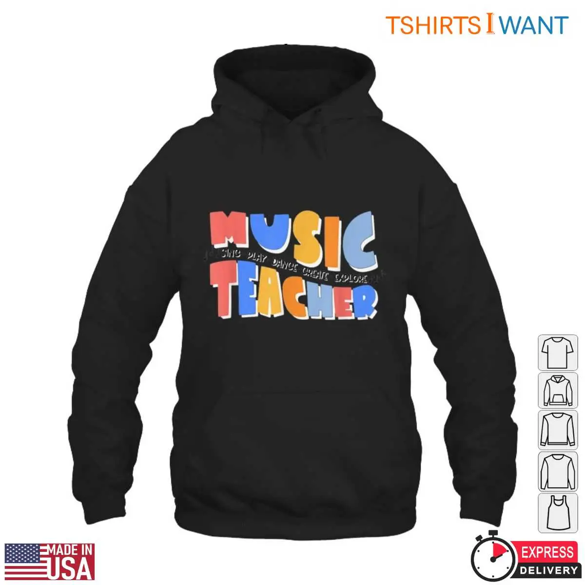 Music Teacher T Shirt Colorful Teacher Apparel 3 1.jpg