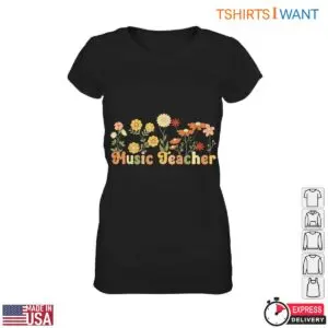 Music Teacher with Colorful Floral Design T-Shirt 7 Music Teacher with Colorful Floral Design T Shirt 2 1.jpg
