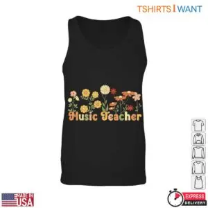 Music Teacher with Colorful Floral Design T-Shirt 8 Music Teacher with Colorful Floral Design T Shirt 3 1.jpg