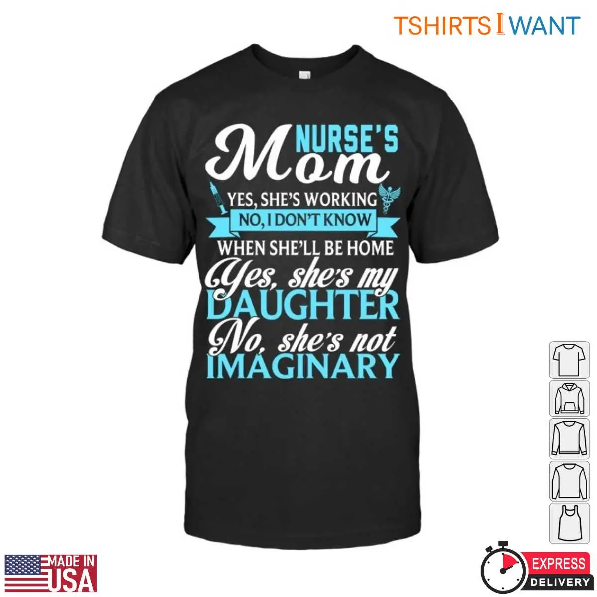My Daughter Is A Nurse T Shirt Proud Moms Badge Of Honor 1 1.jpg
