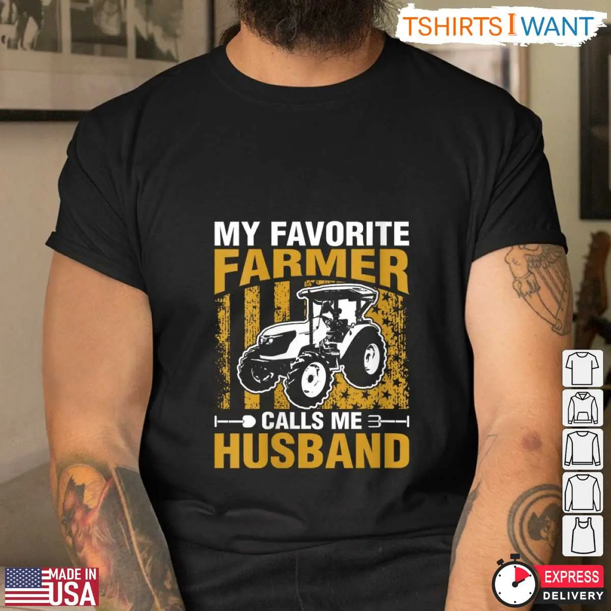 My Favorite Farmer Calls Me Husband Tractor Farm T-Shirt 4 My Favorite Farmer Calls Me Husband Tractor Farm T Shirt 4 1.jpg